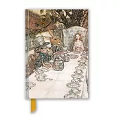 Arthur Rackham: Alice in Wonderland Tea Party (Foiled Blank Journal)