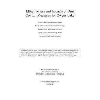 Effectiveness and Impacts of Dust Control Measures for Owens Lake