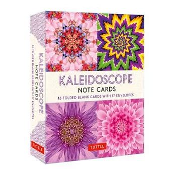 Kaleidoscope Note Cards: 16 Different Blank Cards & Envelopes