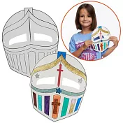 Vacation Bible School (Vbs) 2020 Knights of North Castle Color-Your-Own Knights Mask (Pkg of 12): Quest for the Kings Armor