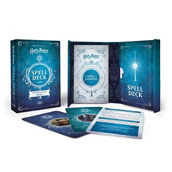 哈利波特：魔法咒語牌卡組（40張咒語牌卡+手冊） Harry Potter: Spell Deck and Interactive Book of Magic