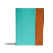CSB Tony Evans Study Bible, Teal/Earth Leathertouch, Indexed