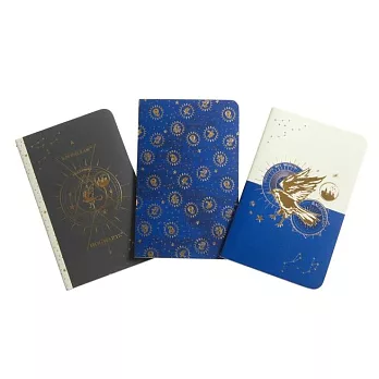 Harry Potter: Ravenclaw Constellation Sewn Pocket Notebook Collection (Set of 3)