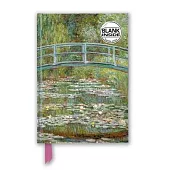 Claude Monet: Bridge Over a Pond for Water Lilies (Foiled Blank Journal)