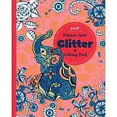 Posh Glitter Coloring Book Bohemian Spirit