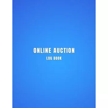 Online Auction Log Book: Sales and profit tracking ledger - For resale website users looking to track their resales business