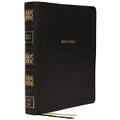 Nkjv, Reference Bible, Wide Margin Large Print, Leathersoft, Black, Red Letter Edition, Comfort Print: Holy Bible, New King James Version