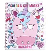 Color & Cut Masks: Unicorns: Origami for Kids Art Books for Kids 4 - 8 Boys and Girls Coloring Creativity and Fine Motor Skills