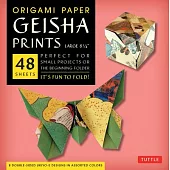 Origami Paper - Geisha Prints - Large 8 1/4 - 48 Sheets: Tuttle Origami Paper: High-Quality Origami Sheets Printed with 8 Different Designs: Instructi