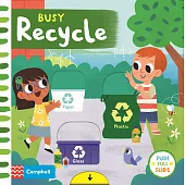 硬頁機關遊戲書：忙碌的資源回收 Busy Recycle
