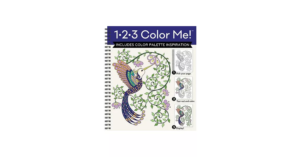 博客來-1-2-3 Color Me! - Adult Coloring Book