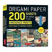 Origami Paper 200 Sheets Japanese Hiroshige Prints 6.75