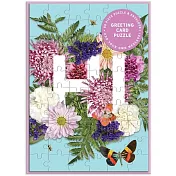 Say It with Flowers Hi Greeting Card Puzzle