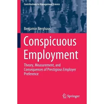 Conspicuous Employment: Theory, Measurement, and Consequences of Prestigious Employer Preference