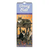 Ivory Cats Slim Calendar 2022 (Art Calendar)