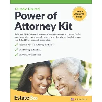 Durable Limited Power of Attorney Kit: Make Your Own Power of Attorney in Minutes