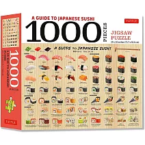 日本壽司拼圖1000片Japanese Sushi Jigsaw Puzzle - 1,000 Pieces: (finished Size 29 in X 20 In)