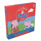 First Words with Peppa Level 1 Pack (4 storybooks + 4 sticker activity books)