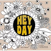 Heyday: A Coloring Book with Midcentury Designs and Floral Patterns