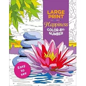 Large Print Happiness Color-By-Number