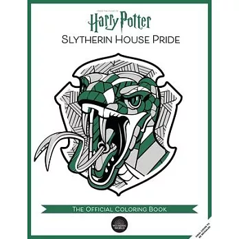 Harry Potter: Slytherin House Pride: The Official Coloring Book: (gifts Books for Harry Potter Fans, Adult Coloring Books)