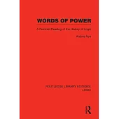 Words of Power: A Feminist Reading of the History of Logic