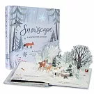 唯美冬季雪景立體書 Snowscape: A Winter Pop-Up Book