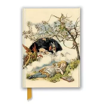 British Library: Alice Asleep, from Alice’’s Adventures in Wonderland (Foiled Journal)