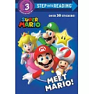 超級瑪利歐故事讀本（4-7歲適讀）Meet Mario! (Nintendo®) (Step into Reading , Step 3)
