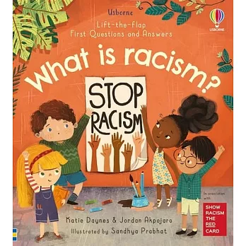 Q&A知識翻翻書：種族主義是什麼？（4歲以上）Lift-the-flap First Questions and Answers: What is racism?