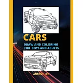 Cars: Coloring Book for Boys and Adults