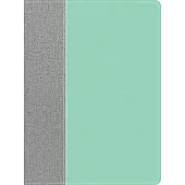 CSB Lifeway Women’’s Bible, Gray/Mint Leathertouch, Indexed