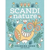 Scandi Nature Coloring Book: Easy, Stress-Free, Relaxing Coloring for Everyone