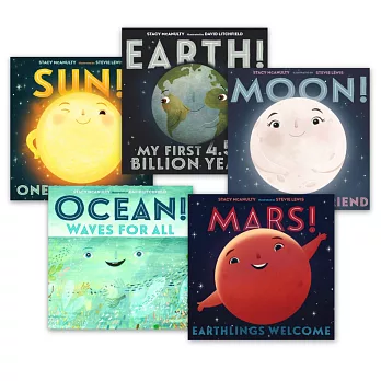 OUR UNIVERSE (SUN EARTH MOON OCEAN MARS) SERIES 5-book paperback pack