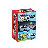 Dav Pilkey’s Hero Collection:3-Book Boxed Set (Captain Underpants #1, Dog Man #1, Cat Kid Comic Club #1)