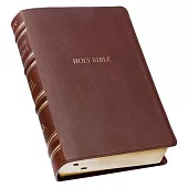 KJV Study Bible Merlot Full Grain Leather