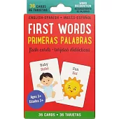 Bilingual First Words Flash Cards (English/Spanish)