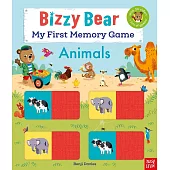 Bizzy Bear記憶配對遊戲：動物My First Memory Game Book: Animals