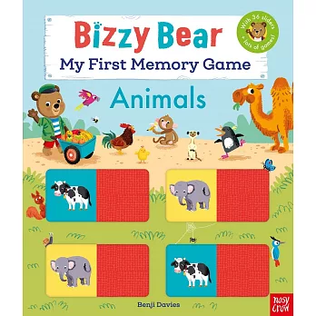 Bizzy Bear記憶配對遊戲：動物My First Memory Game Book: Animals