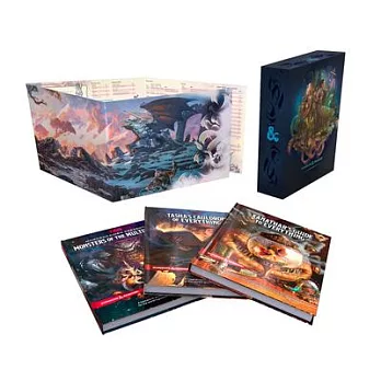 Dungeons & Dragons Rules Expansion Gift Set (D&d Books)-: Tasha’’s Cauldron of Everything + Xanathar’’s Guide to Everything + Monsters of the Multiverse