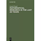 Mathematical Research in the last 20 years