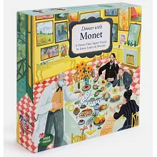 與莫內晚餐1000片拼圖 Dinner with Monet: A 1000-Piece Dinner Date Jigsaw Puzzle