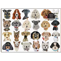 24種最可愛狗狗品種拼圖1000片