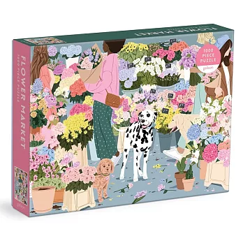 Flower Market 1000 Piece Puzzle