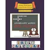 Whimsy Word Search, High School Vocabulary Words - Daily Calendar