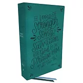 Nkjv, Thinline Bible, Verse Art Cover Collection, Leathersoft, Teal, Red Letter, Thumb Indexed, Comfort Print: Holy Bible, New King James Version