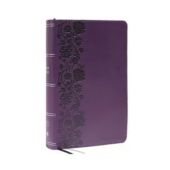 Kjv, End-Of-Verse Reference Bible, Personal Size Large Print, Leathersoft, Purple, Red Letter, Thumb Indexed, Comfort Print: Holy Bible, King James Ve