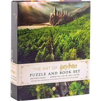 哈利波特：霍格華茲城堡拼圖禮盒組（500片）Art of Harry Potter Puzzle and Book Set