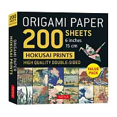 Origami Paper 200 Sheets Hokusai Prints 6 (15 CM): Tuttle Origami Paper: High-Quality Double Sided Origami Sheets Printed with 12 Different Designs (I