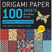 Origami Paper 100 Sheets Japanese Chiyogami 8 1/4 (21 CM): High Quality Double-Sided Origami Sheets Printed with 12 Different Patterns (Instructions f